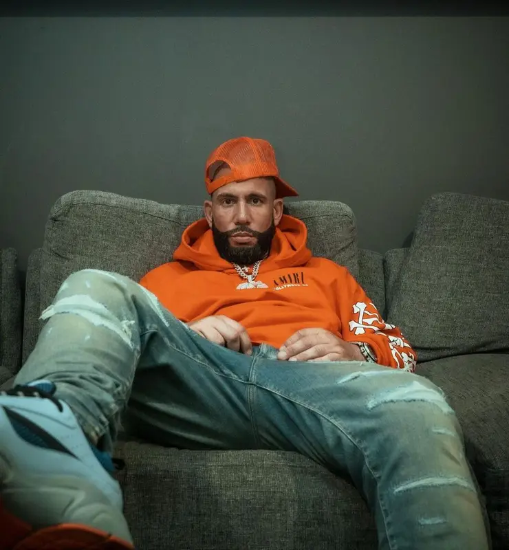 DJ Drama outfit in Amiri and Dior, 2022