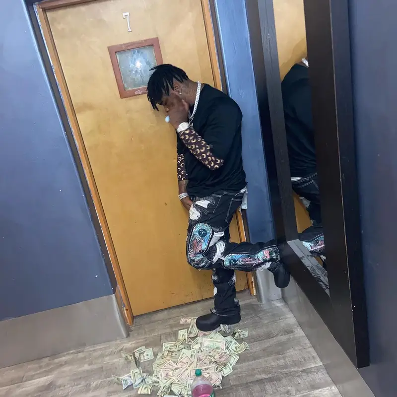 Buddah Bands outfit in Rick Owens, Marine Serre, and Champion, 2022