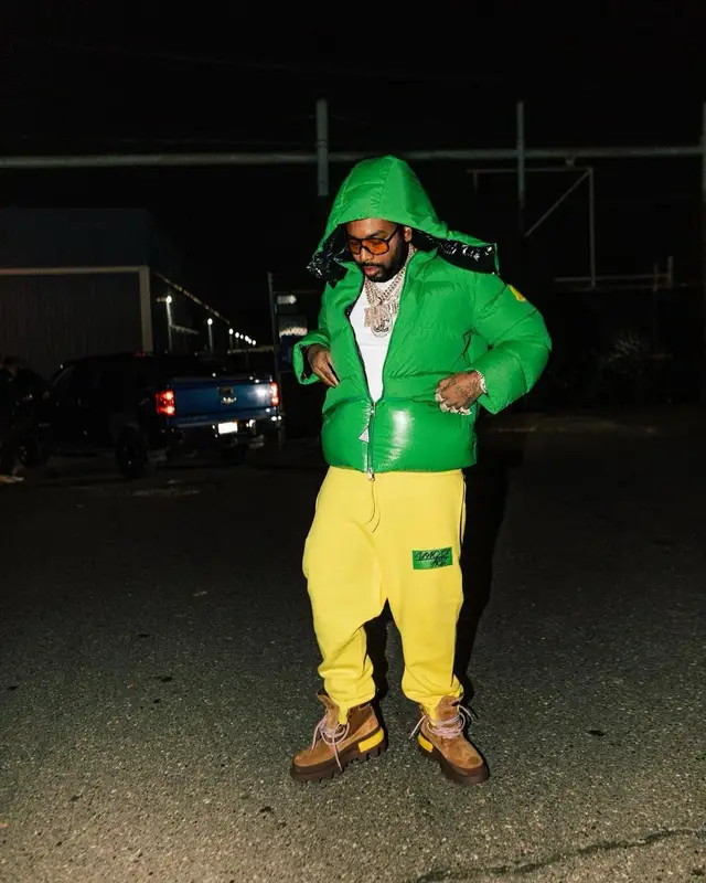 Icewear Vezzo outfit in Moncler and Gucci, 2022