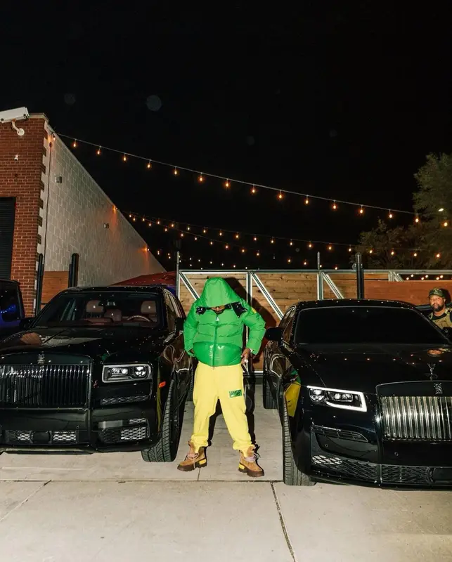 Icewear Vezzo outfit in Moncler and Gucci, 2022
