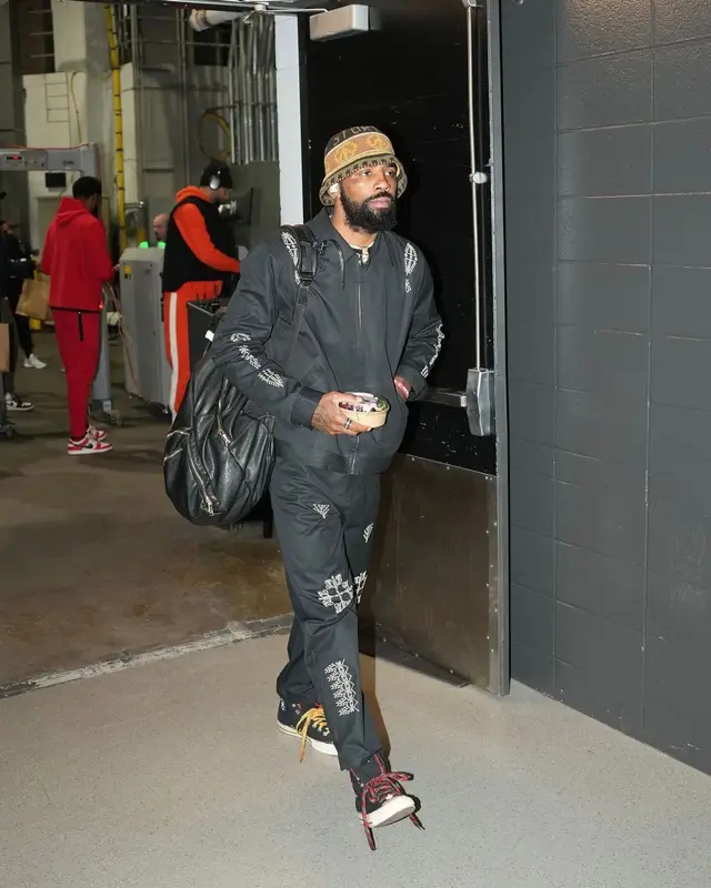 Kyrie Irving outfit in Adish, Converse, and Story mfg., 2022