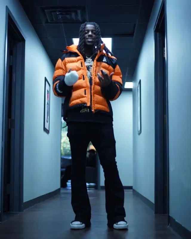 OMB Peezy outfit in Rhude, Valabasas, and Maison Mihara Yasuhiro, 2022