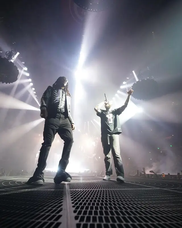 Quavo outfit in Vanson Leathers and Rick Owens, 2022