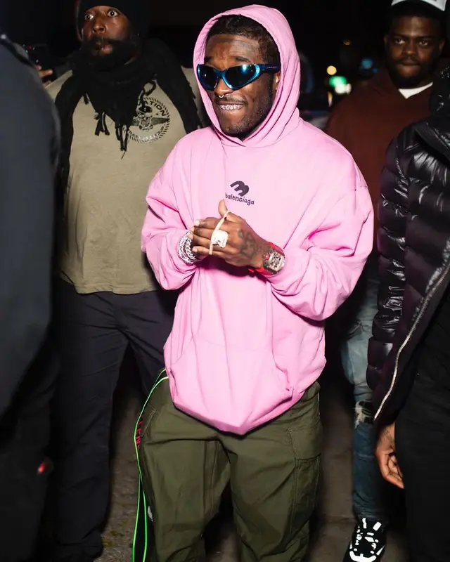 Lil Uzi Vert outfit in Balenciaga, 2022