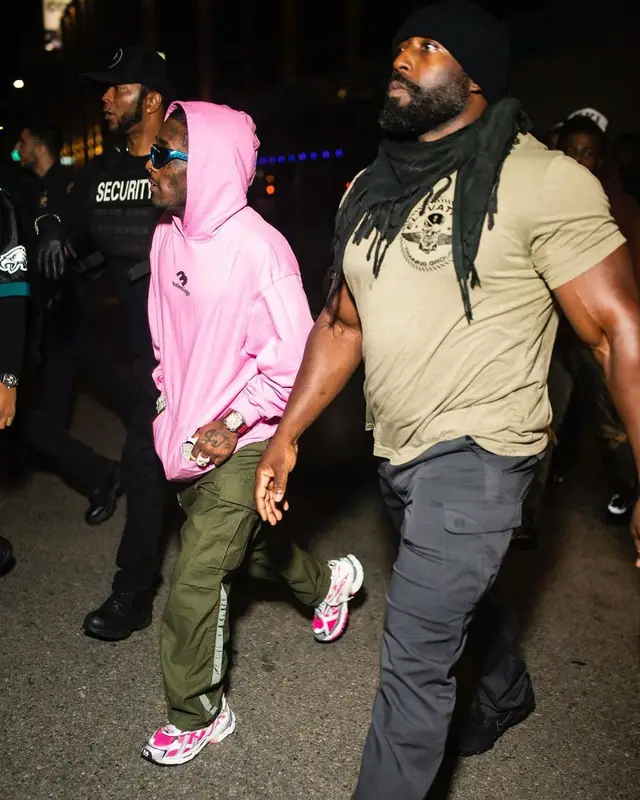 Lil Uzi Vert outfit in Balenciaga, 2022