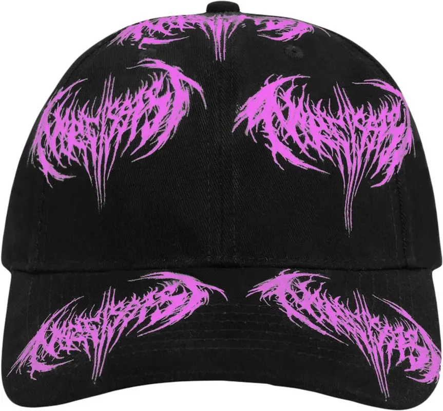 Playboi Carti Merch Narcissist Tour 2022 Purple Logo Black Cap