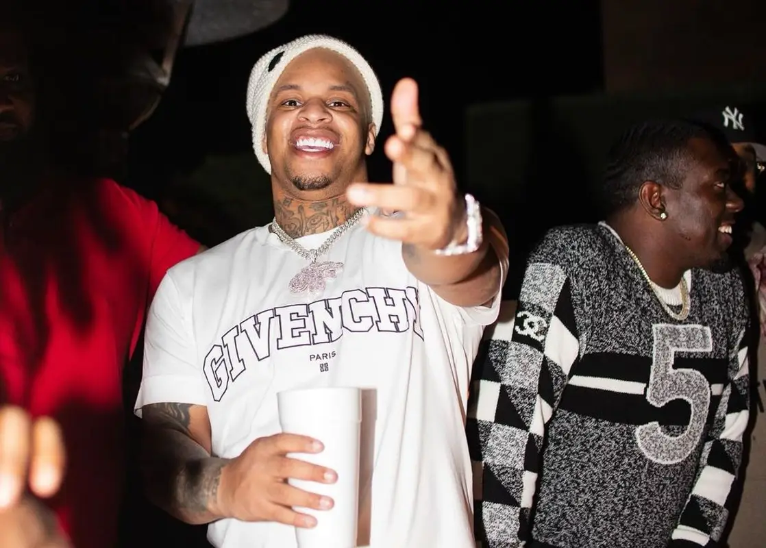 Doodie Lo outfit in Givenchy, Amiri, and Moncler, 2022