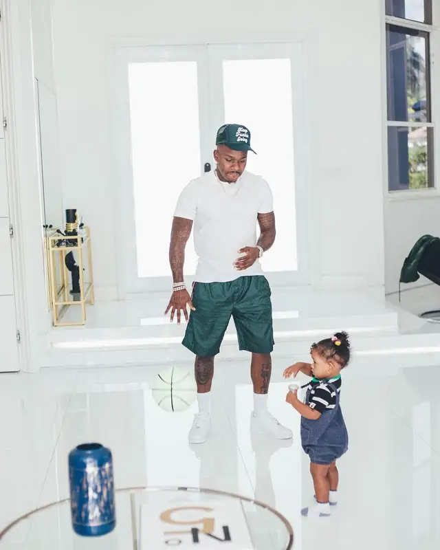 DaBaby outfit in Hanes, Nike, and Gucci, 2022