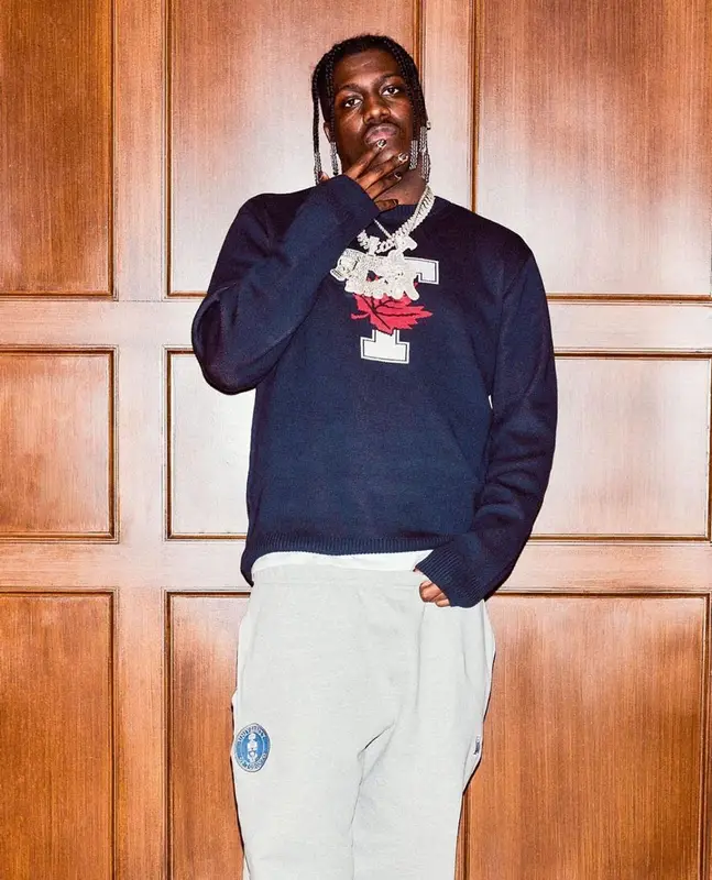 Lil Yachty outfit in OVO and University of Toronto Merch, 2022