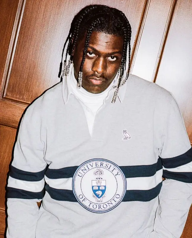 Lil Yachty outfit in OVO and University of Toronto Merch, 2022