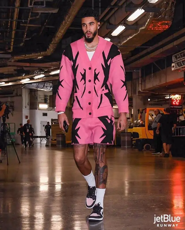 Jayson Tatum outfit in Keiser Clark and Nike, 2022