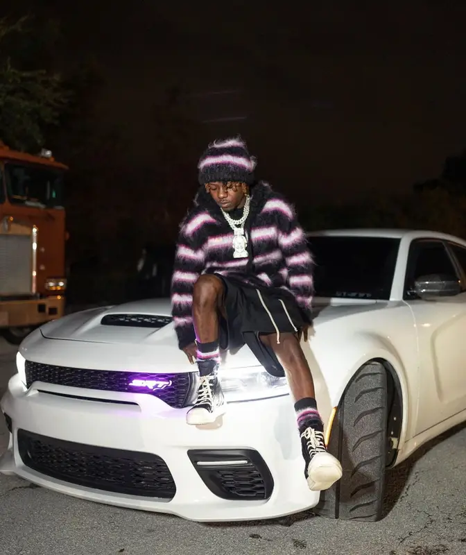 Jackboy outfit in Rick Owens and Marni, 2022