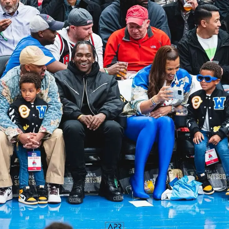 Pusha T outfit in Celine, 2022