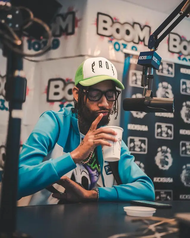 PnB Rock outfit in Paradox, 2022