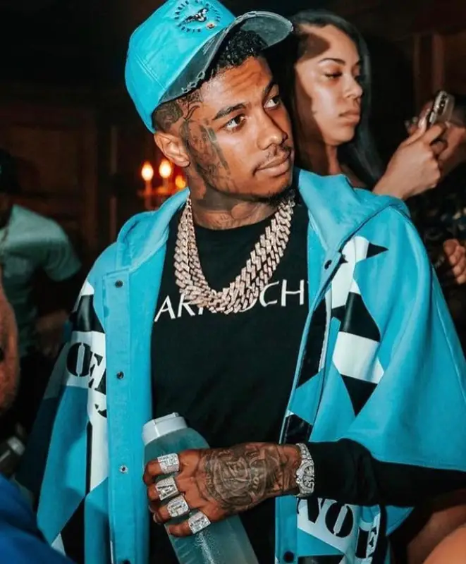 Blueface outfit in Narriochy, 2022