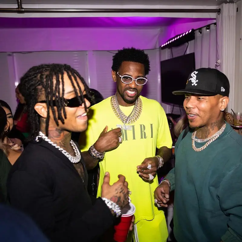 Fabolous outfit in Amiri and Rick Owens, 2022