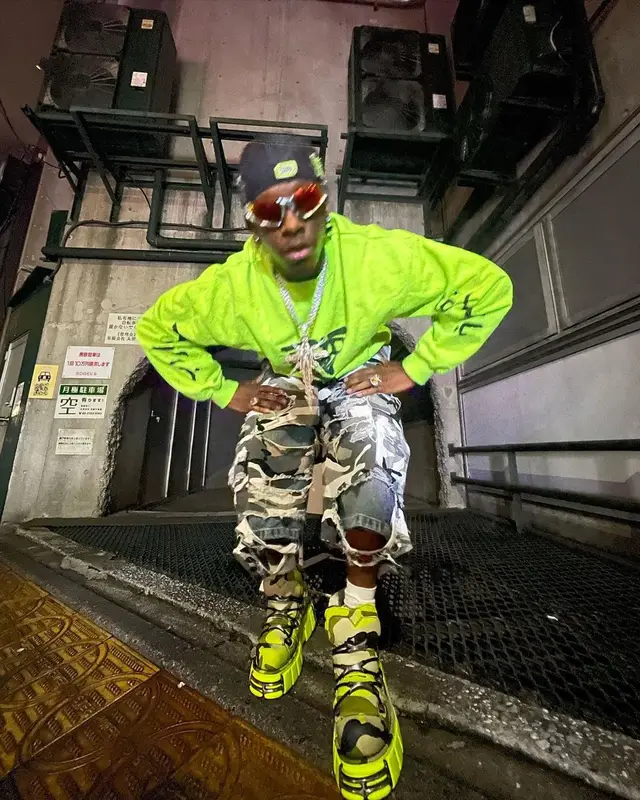 Bloody Osiris outfit in Vetements, Balenciaga, and Mood Swings , 2022