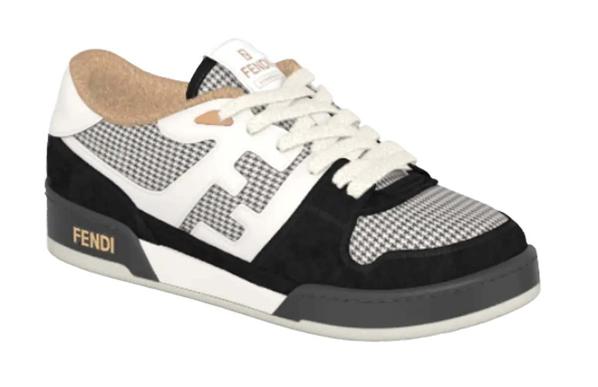 Fendi Black Suede Low Top Sneakers $995