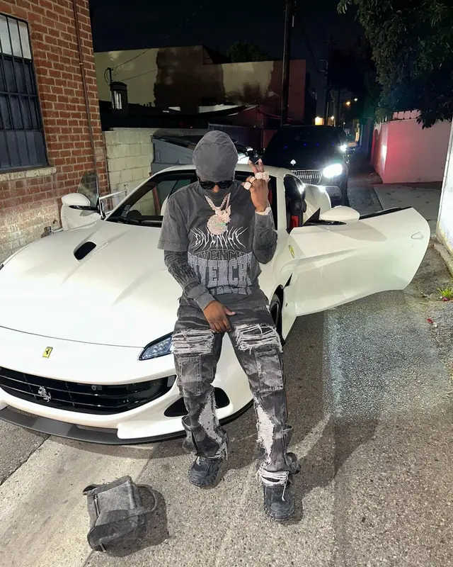 Real Boston Richey outfit in Givenchy, Who Decides War, and Balenciaga, 2022