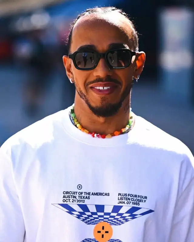 Lewis Hamilton outfit in Police, Ian Charms, and Lewis Hamilton, 2022