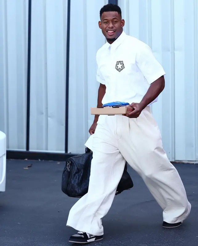 JuJu outfit in Givenchy, Dries Van Noten, and Louis Vuitton, 2022