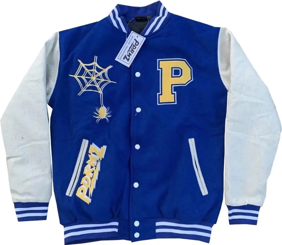 Screwface Blue White Logo Jacket $110
