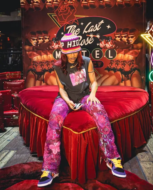 Teyana Taylor outfit in Earthling VIP, 2022