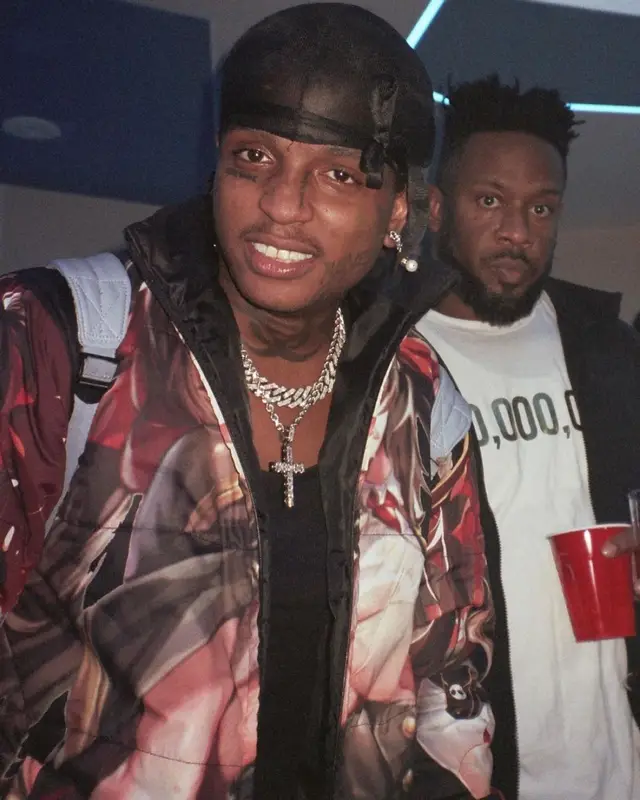 Ski Mask The Slump God outfit in Insomnia Visuals, 2021