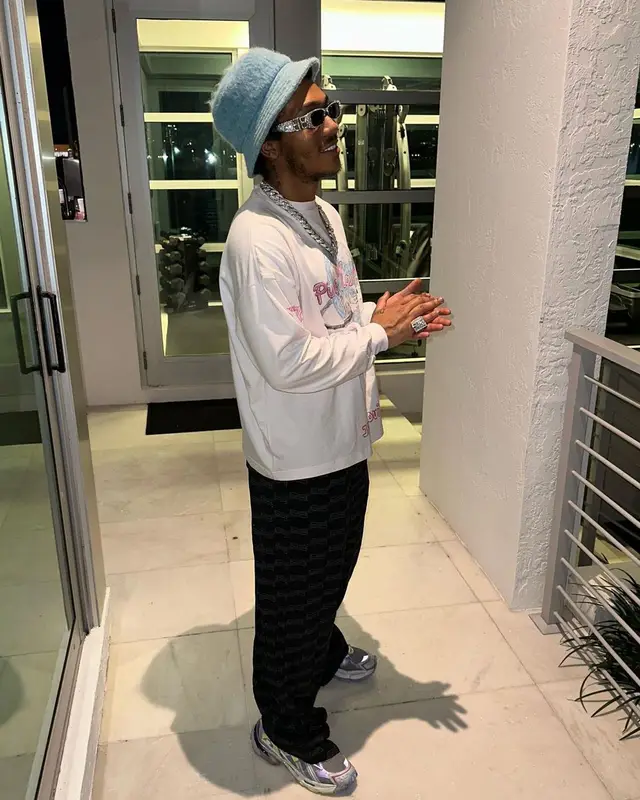 Lil Meech outfit in Balenciaga and Marni, 2022