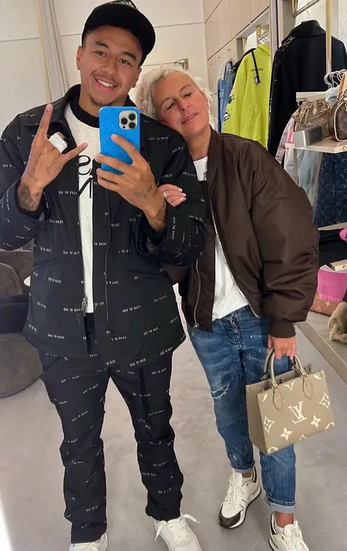 Jesse Lingard outfit in Fear of God and Nike, 2022