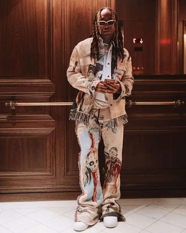 Ty Dolla Sign outfit in Amiri and Gentle Monster, 2022