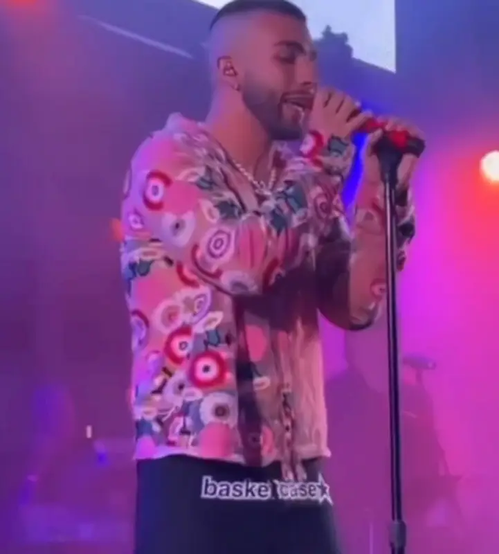 Manuel Turizo outfit in Roam The Halls, 2022