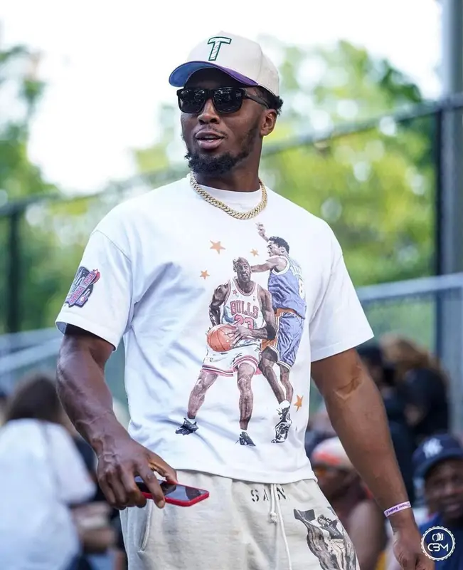 Donovan Mitchell outfit in Talented, 2022