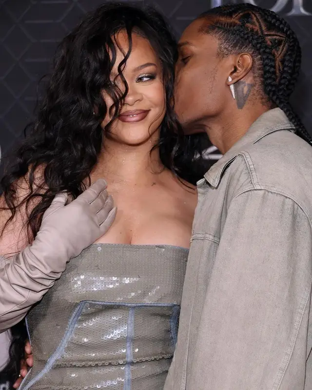 ASAP Rocky outfit in Rick Owens, 2022