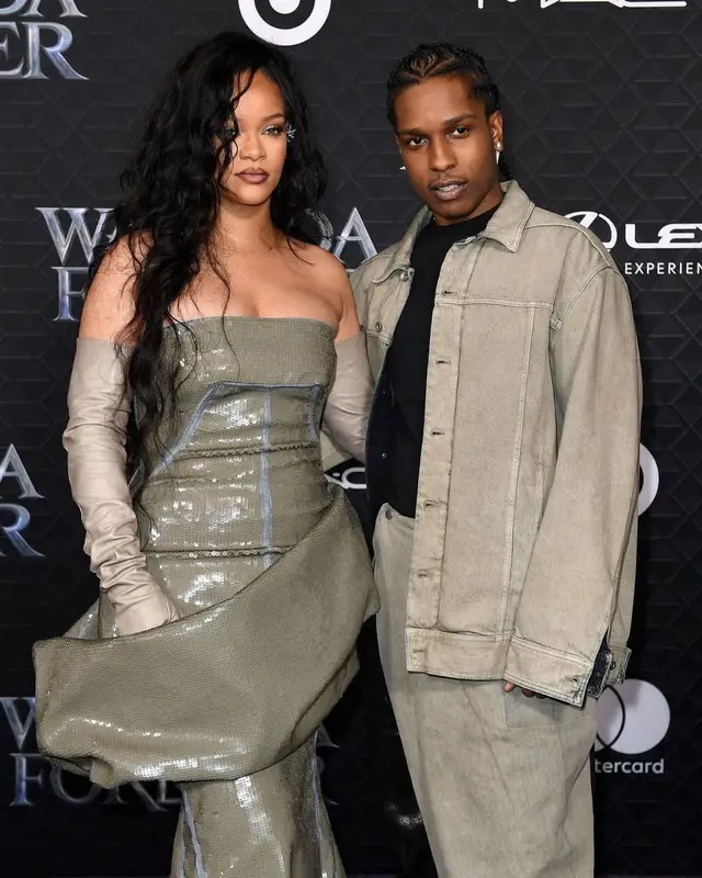 ASAP Rocky outfit in Rick Owens, 2022