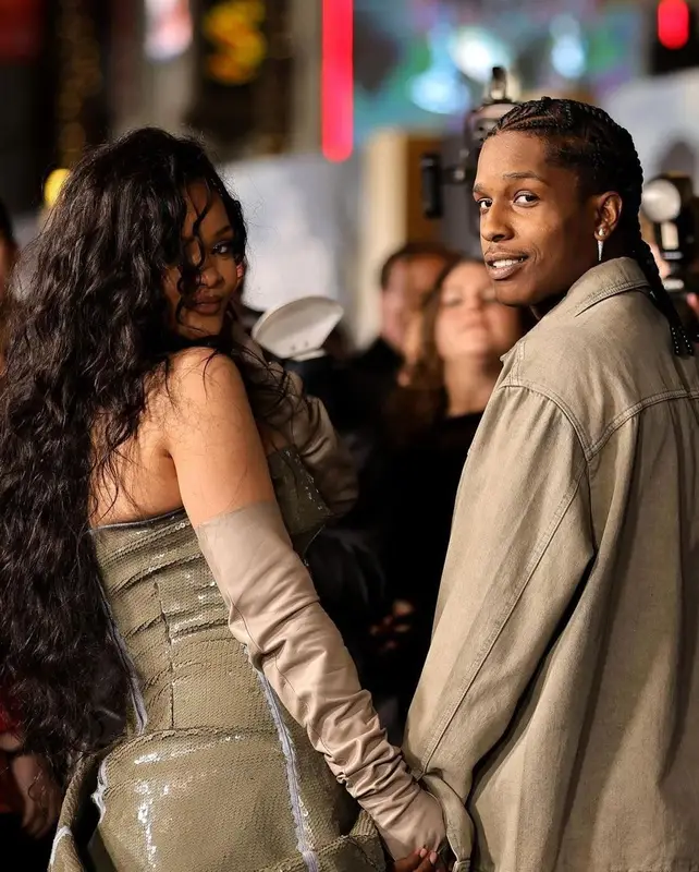 ASAP Rocky outfit in Rick Owens, 2022