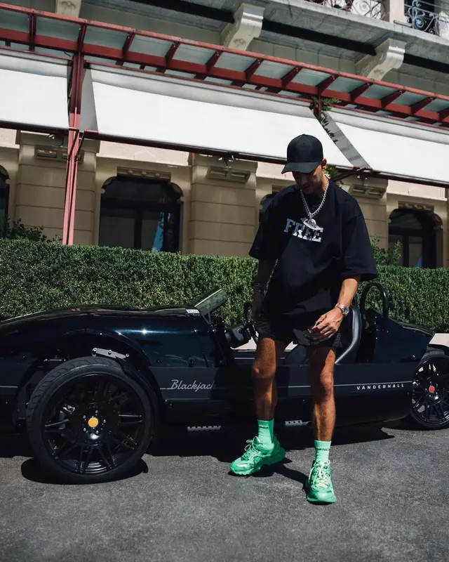 Ufo361 outfit in Balenciaga, 2022