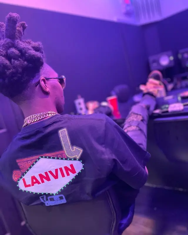 Lil Murden outfit in Lanvin and Amiri, 2022