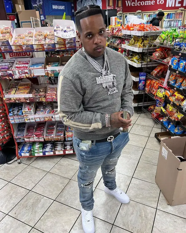 Finesse2tymes outfit in Kapital, Amiri, and Gucci, 2022