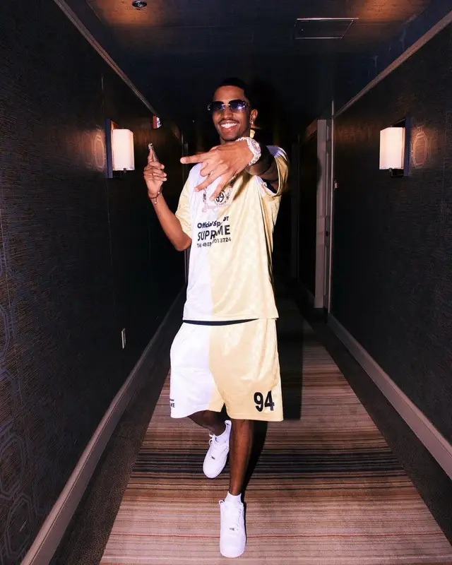 Christian Combs outfit in Supreme and Nike, 2022