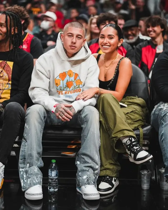 VicBlends outfit in BTFL Studio, Amiri, and Jordan, 2022