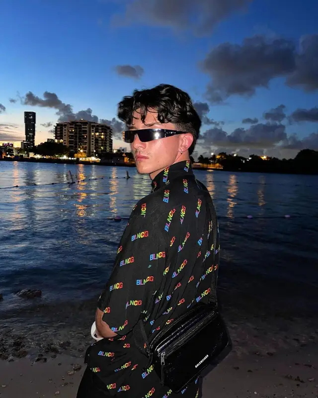 Tony Lopez outfit in Balenciaga, 2022