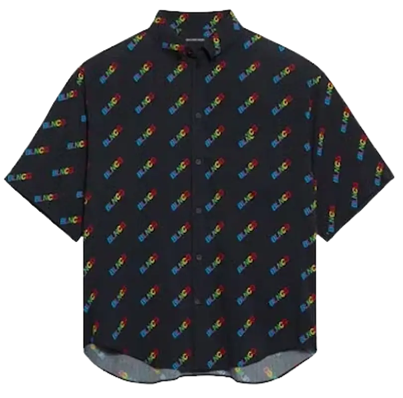 Balenciaga Large Black Fit Shirt $850