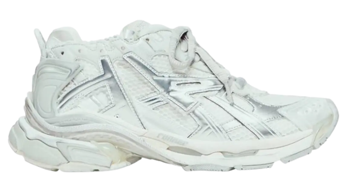 Balenciaga White Runner Sneakers $1150