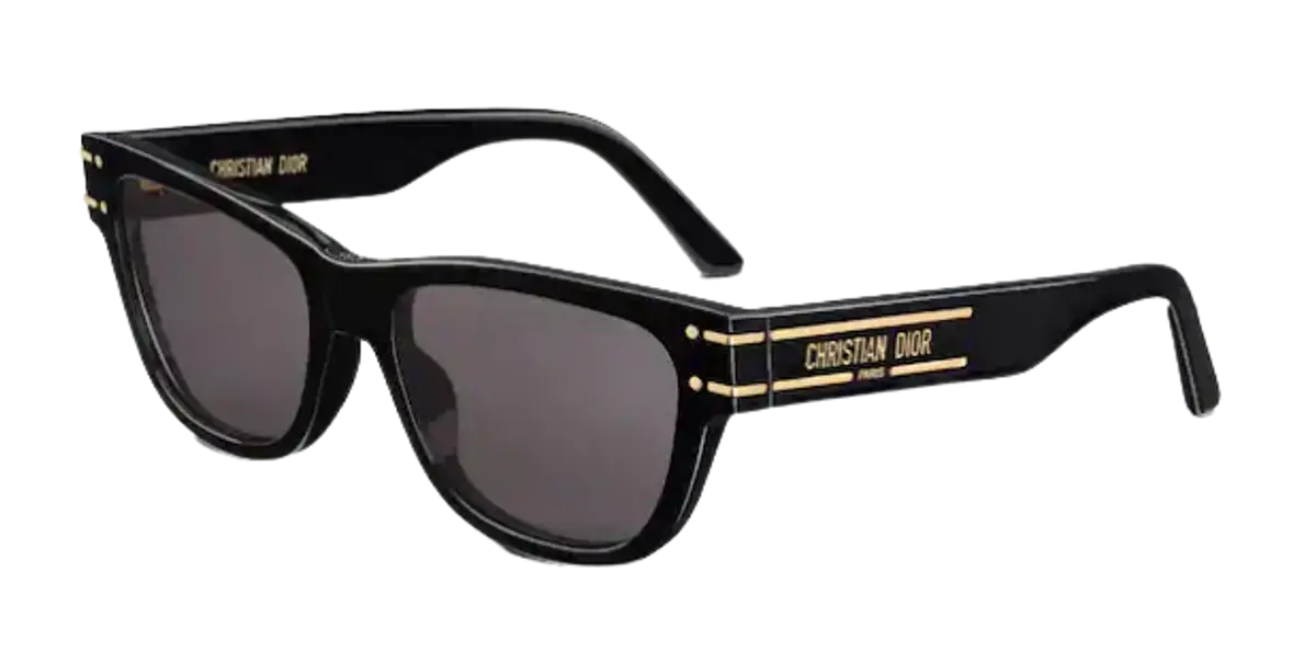 Dior Black Rectangular Sunglasses $580
