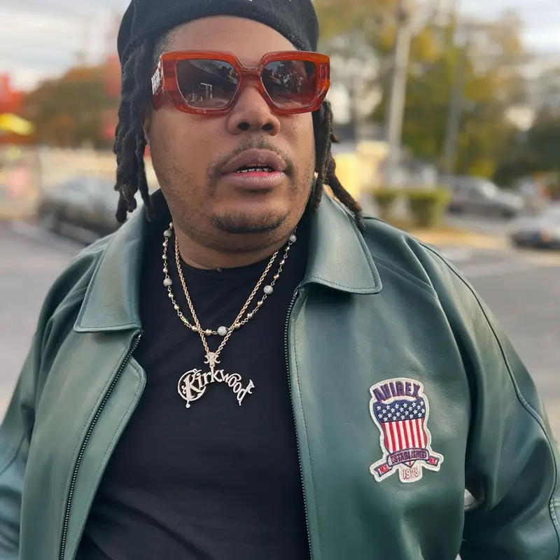 Casino outfit in Avirex, Novacaine, and Kangol, 2022