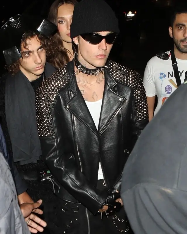 Justin Bieber outfit in Balenciaga and X Karla, 2022