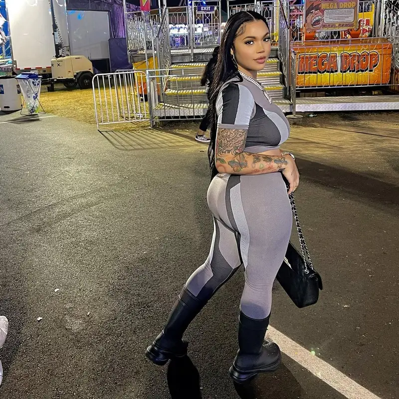 Renni Rucci outfit in Heron Preston, Balenciaga, and Chanel, 2022