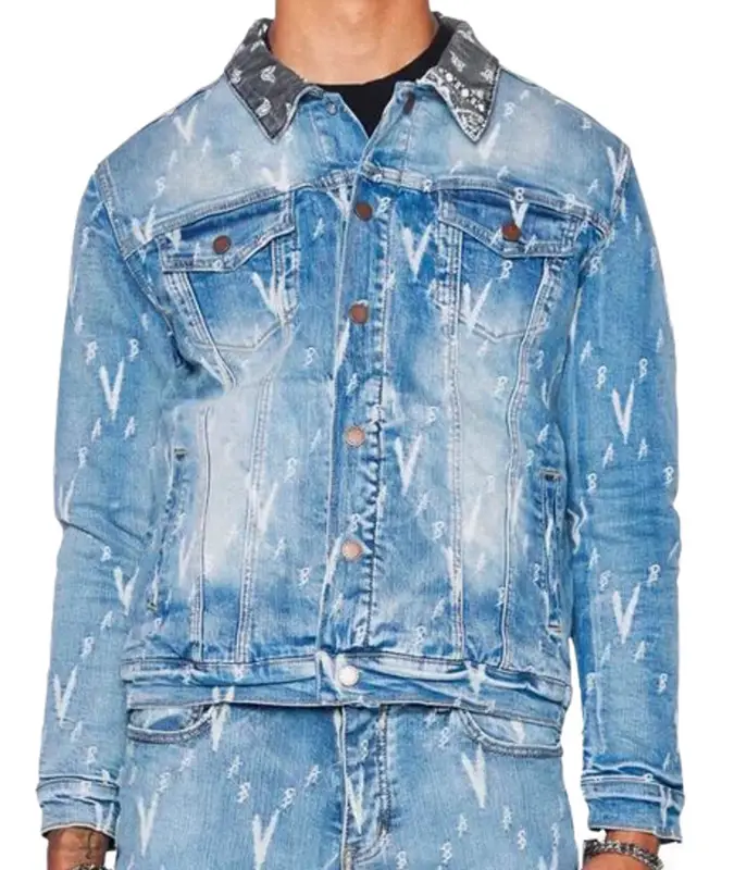 Valabasas “V Love" Azul Jacket $130