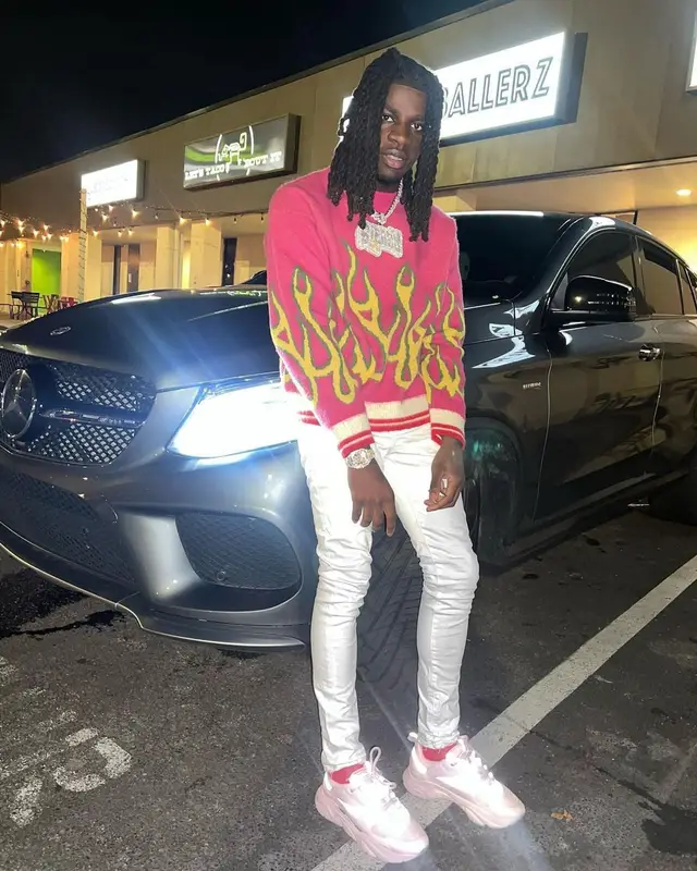SleazyWorld Go outfit in Palm Angels, Purple Brand, and Dior, 2022